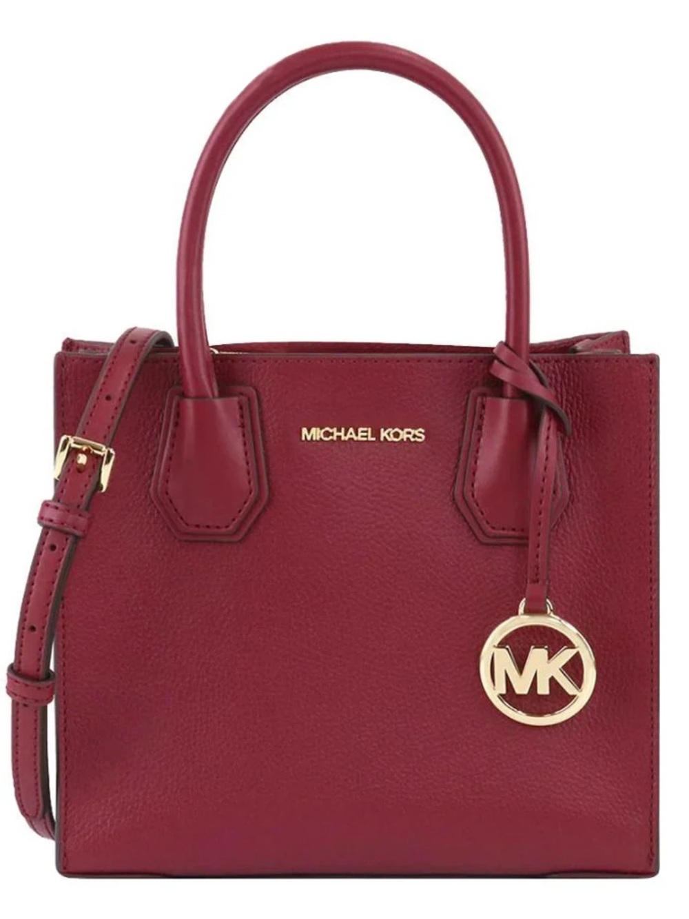 Michael Kors Mercer Medium Pebbled Leather Crossbody Bag NWT